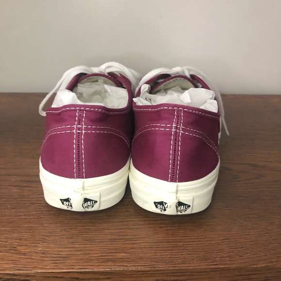 Maroon/burgundy vans womens size 8 - Picture 3 of 5